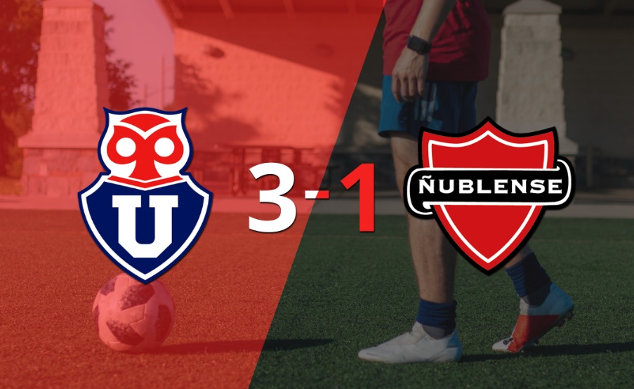 Universidad de Chile superó a Ñublense con dos tantos de Cristian Palacios
