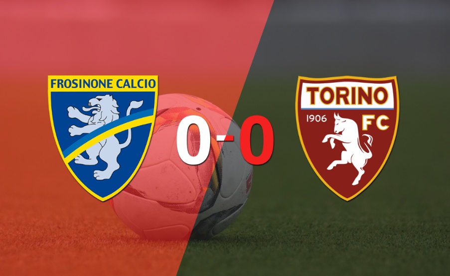 No hubo goles en el empate entre Frosinone y Torino