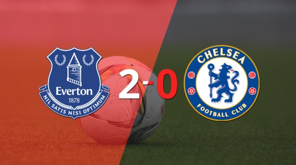 Everton marcó dos veces en la victoria ante Chelsea en el estadio Goodison Park