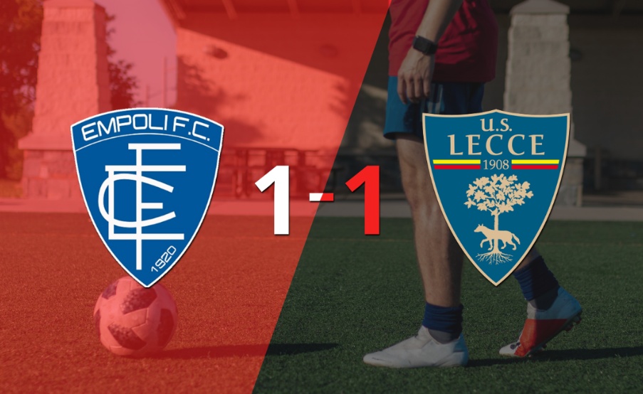 Empoli y Lecce empataron 1 a 1