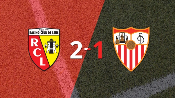 Sevilla no pudo en su visita a Lens y perdió 2 a 1