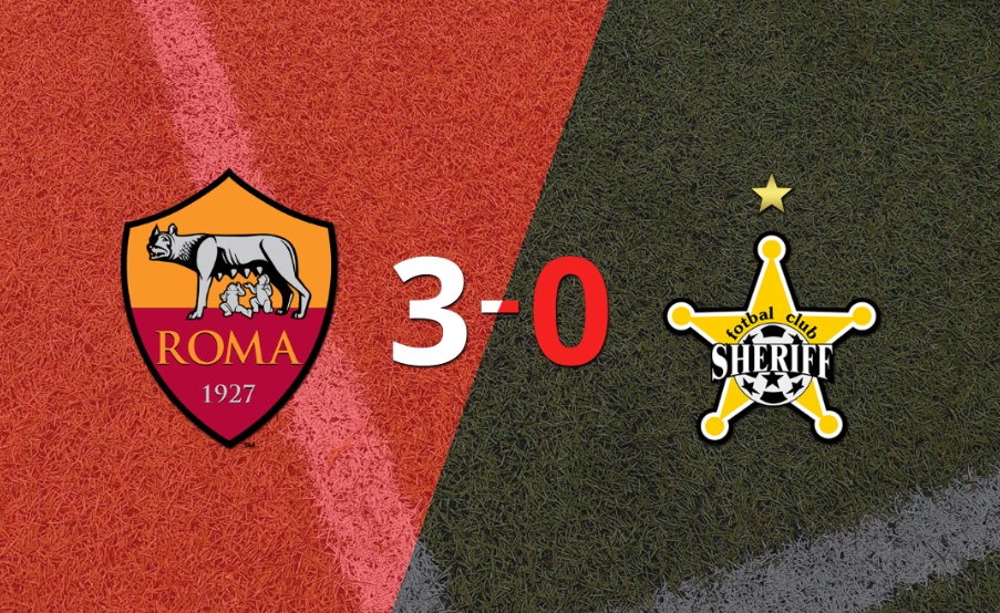 Roma fue imparable y goleó 3 a 0