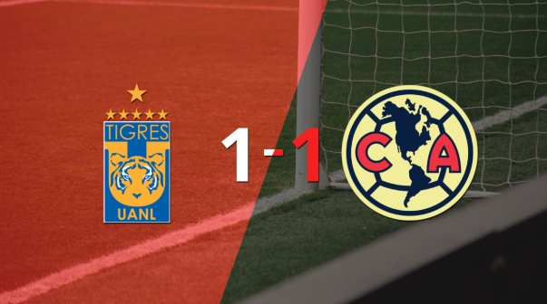 Con el empate entre Tigres y Club América, se define el duelo en el partido de vuelta