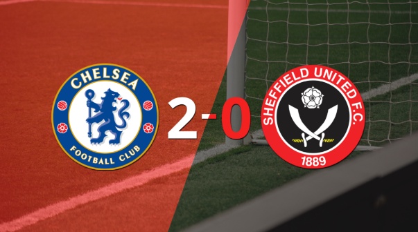 Con dos goles, Chelsea se impuso a Sheffield United en el estadio Stamford Bridge