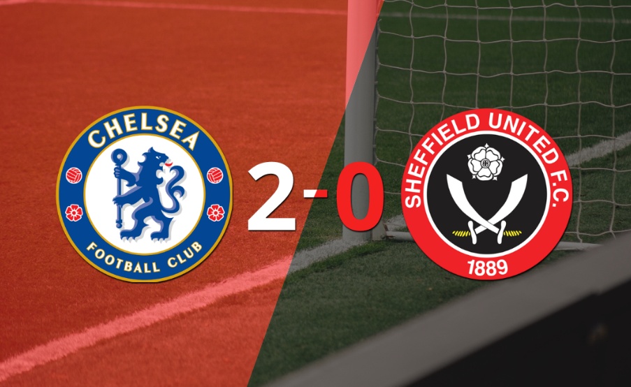 Con dos goles, Chelsea se impuso a Sheffield United en el estadio Stamford Bridge