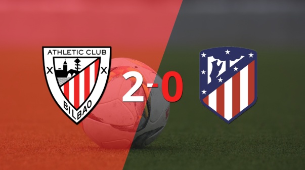 Victoria en casa de Athletic Bilbao ante Atlético de Madrid por 2-0