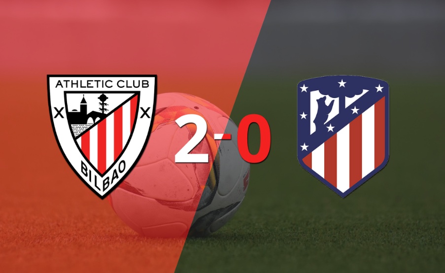 Victoria en casa de Athletic Bilbao ante Atlético de Madrid por 2-0