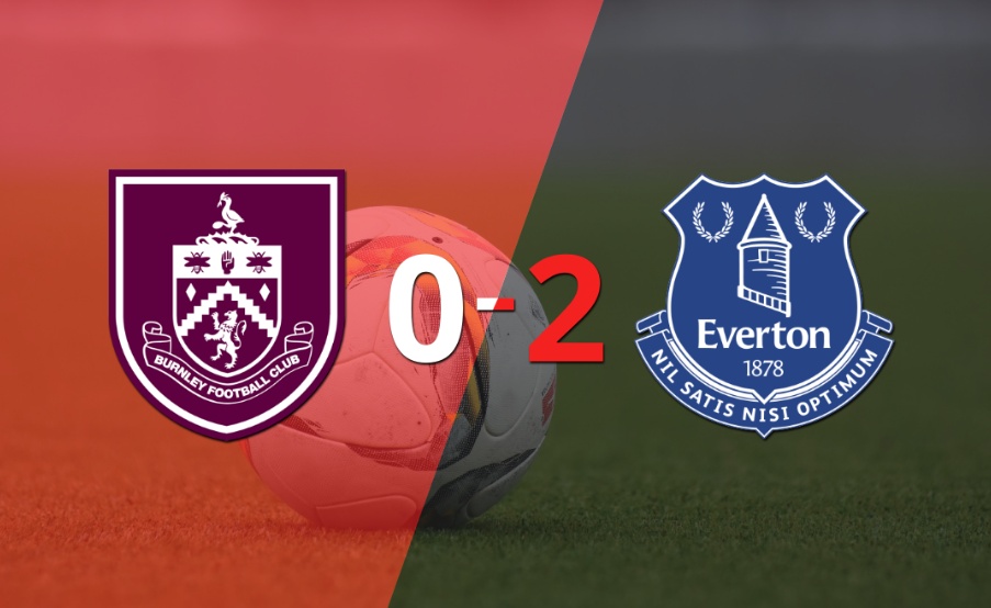 Con dos tantos, Everton derrotó a Burnley en su casa