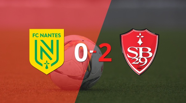 Con dos tantos, Stade Brestois derrotó a Nantes en su casa