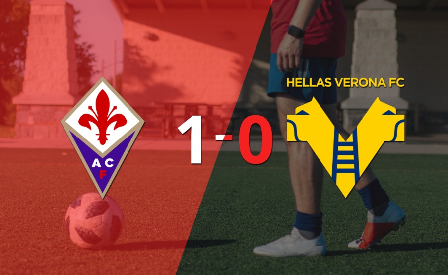 Fiorentina le ganó 1-0 como local a Hellas Verona