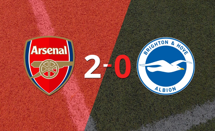 Derrota de Brighton and Hove por 2-0 en su visita a Arsenal