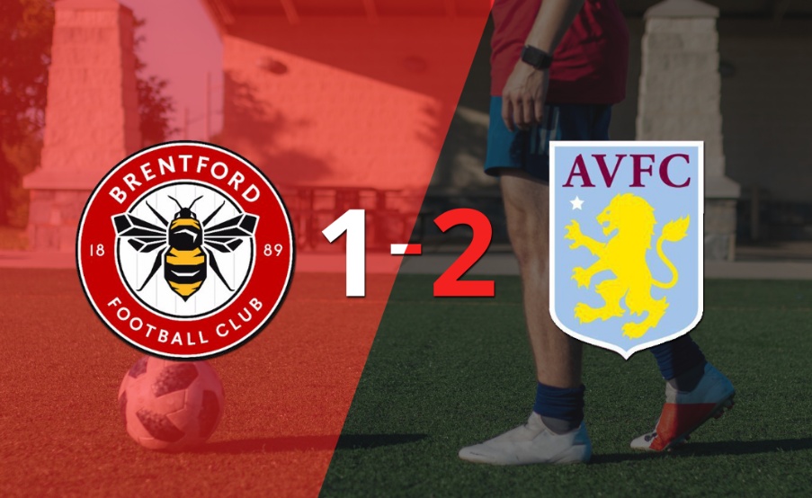 Aston Villa sacó el triunfo 2-1 en su visita a Brentford