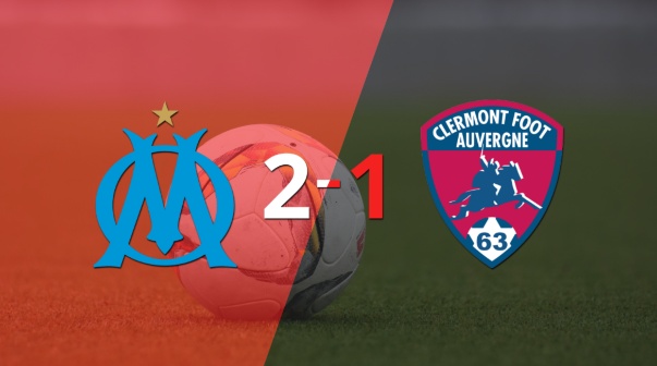 Clermont Foot cayó 2-1 en su visita a Olympique de Marsella