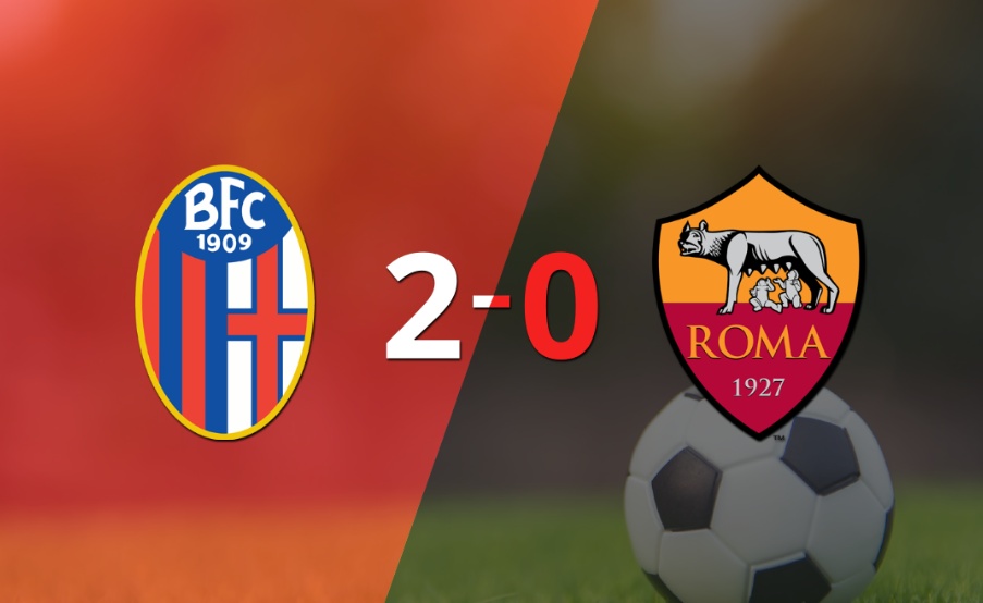 En su casa, Bologna le ganó a Roma por 2-0