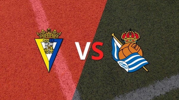 El segundo tiempo comienza sin goles entre Cádiz y Real Sociedad