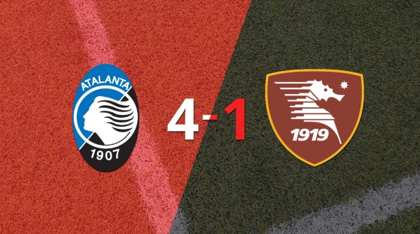 Atalanta fue imparable y goleó 4 a 1