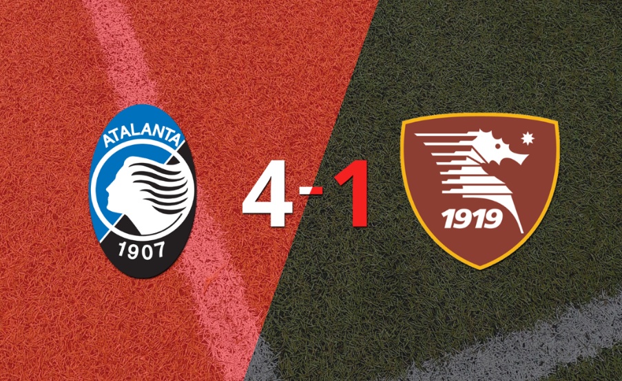 Atalanta fue imparable y goleó 4 a 1