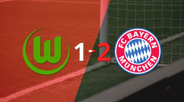 Bayern Múnich superó 2-1 a Wolfsburgo como visitante