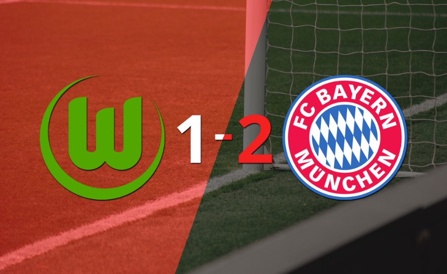 Bayern Múnich superó 2-1 a Wolfsburgo como visitante