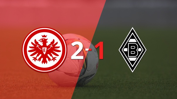 B. Mönchengladbach cayó 2-1 en su visita a Eintracht Frankfurt