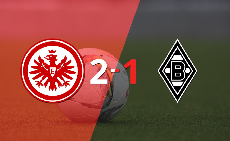 B. Mönchengladbach cayó 2-1 en su visita a Eintracht Frankfurt