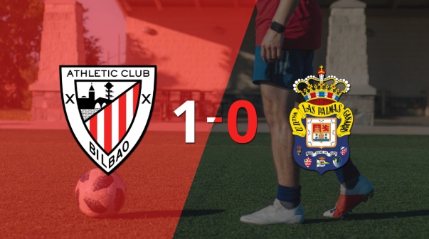 Athletic Bilbao le ganó 1-0 como local a UD Las Palmas