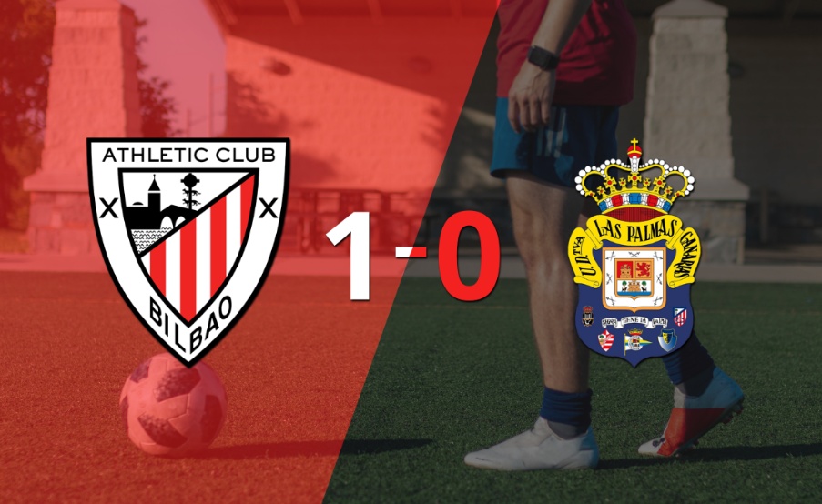 Athletic Bilbao le ganó 1-0 como local a UD Las Palmas