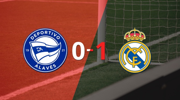 A Real Madrid no le sobró nada, pero venció a Alavés en su casa por 1 a 0