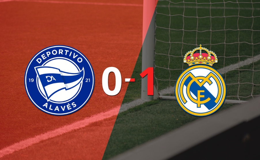 A Real Madrid no le sobró nada, pero venció a Alavés en su casa por 1 a 0