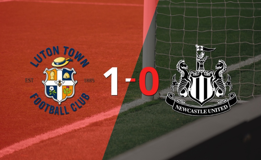 A Luton Town le alcanzó con un gol para derrotar a Newcastle United en el estadio Kenilworth Road