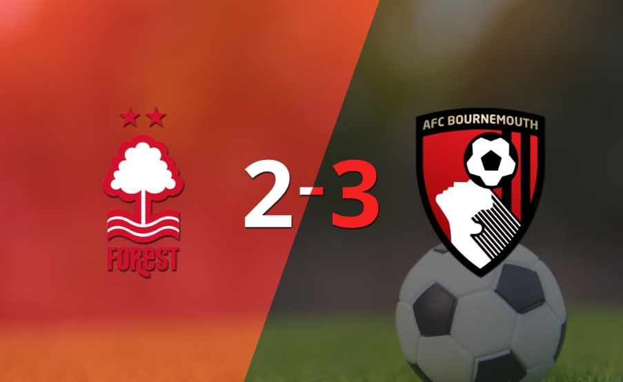 Dominic Solanke anota hat-trick en el triunfo 3-2 de Bournemouth ante Nottingham Forest