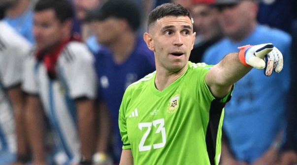 Dibu Martínez, arquero de la Selección Argentina