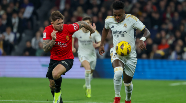 ¡Picante! Pablo Maffeo se burló de Vinicius en Real Madrid-Mallorca (EFE)