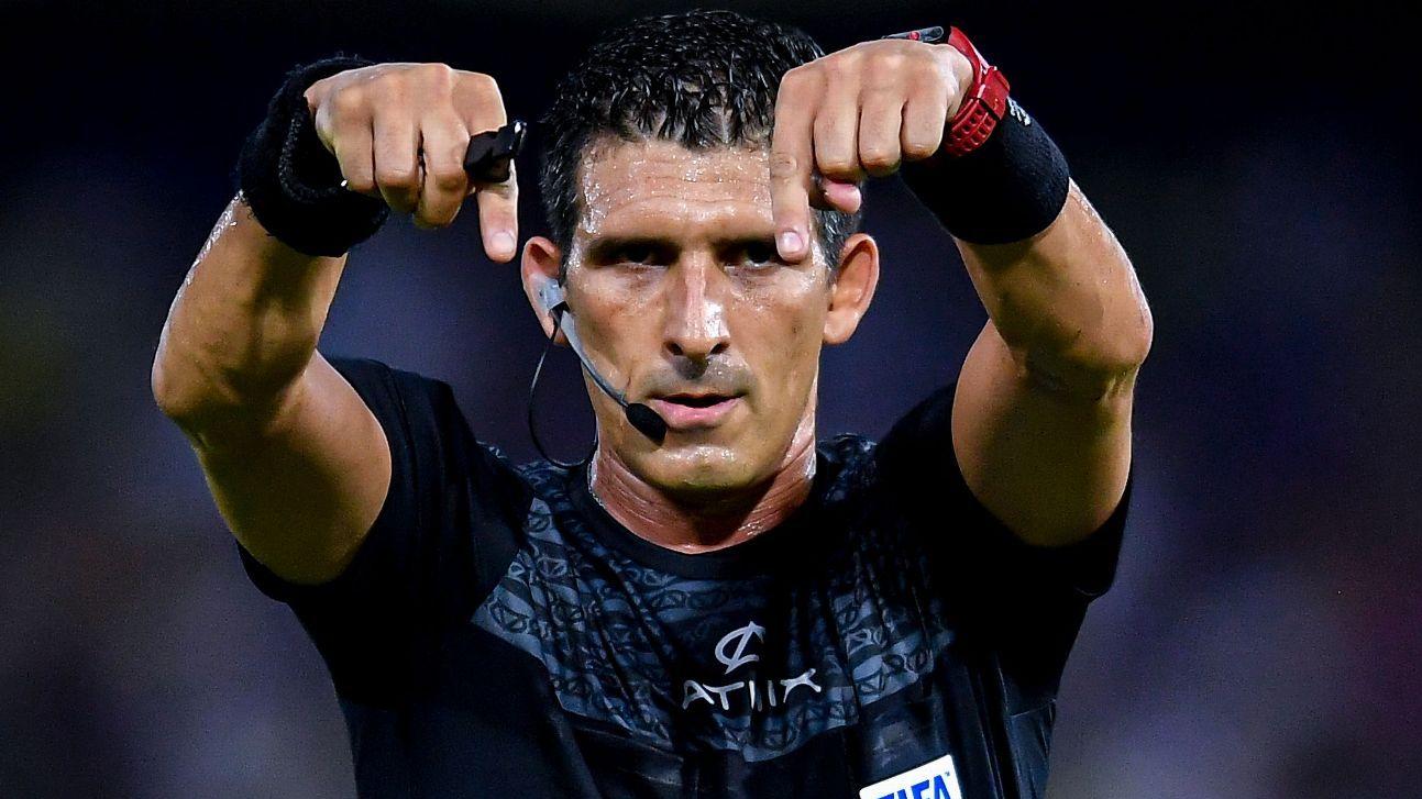 Andrés Merlos, árbitro de la Liga Profesional