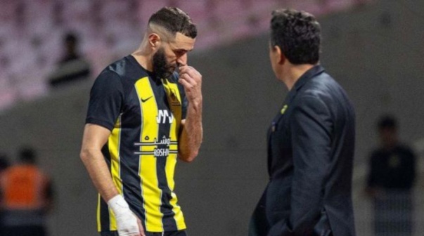 Benzema junto a Gallardo en el Al Ittihad