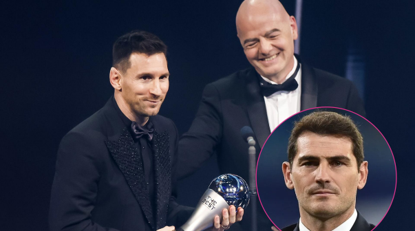 Iker Casillas criticó el premio de Lionel Messi