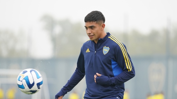 Luca Langoni, futbolista de Boca.