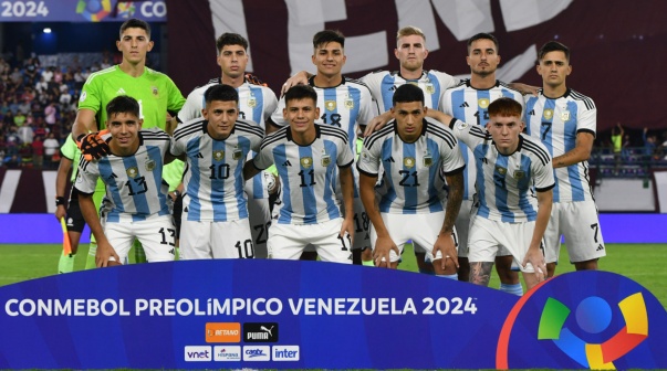 Argentins vs. Venezuela en el Preolímpico.