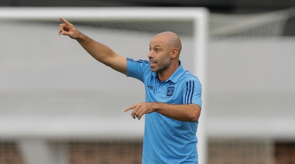 Javier Mascherano, entrenador de la Selección Argentina Sub 23