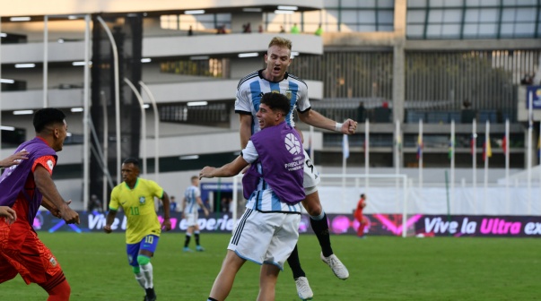 Luciano Gondou le da el triunfo a la Selección Argentina Sub 23