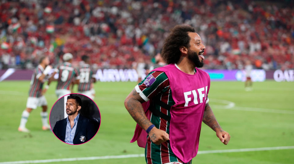 Marcelo y Emiliano Díaz se cruzaron en Fluminense vs. Vasco da Gama