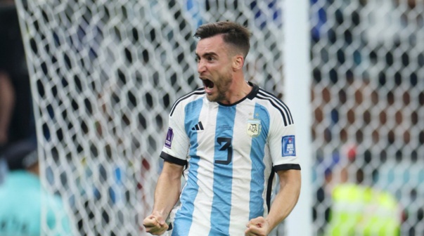 Nicolás Tagliafico, campeón del mundo con la Selección Argentina