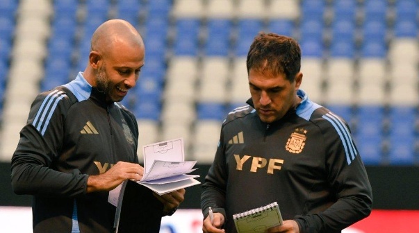 Javier Mascherano, entrenador de la Selección Argentina Sub 23