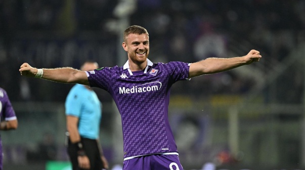 Lucas Beltrán, delantero de la Fiorentina.