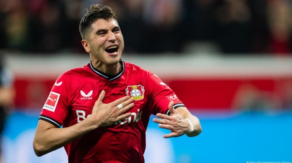 Exequiel Palacios en Bayer Leverkusen.