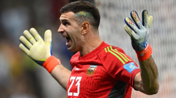 Dibu Martínez en la Selección Argentina.