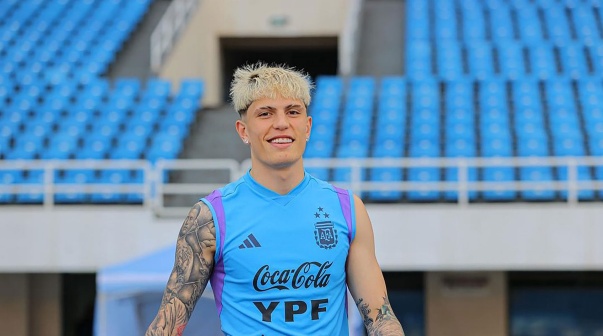 Bertoni no se guardó nada sobre Garnacho en la Selección: 