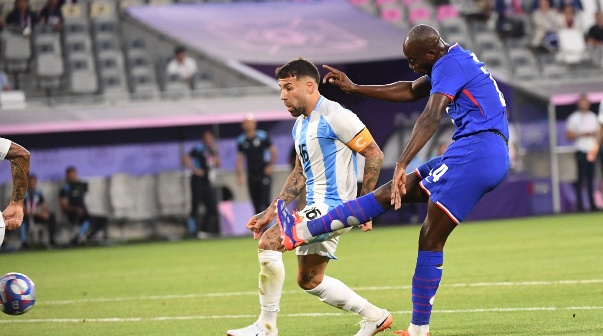 Francia vs. Argentina en los Juegos Olímpicos.