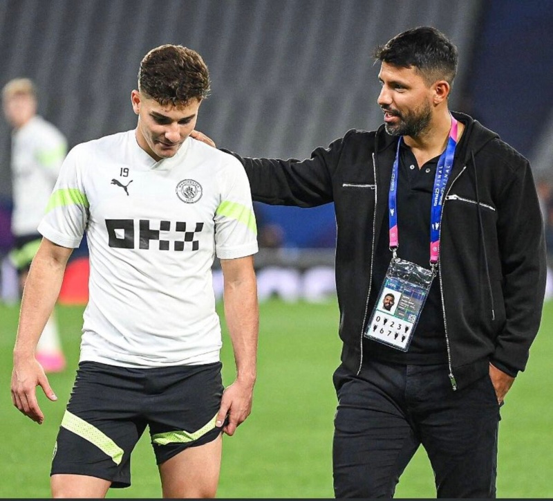 &nbsp;Sergio Agüero no se calló nada sobre Julián Álvarez