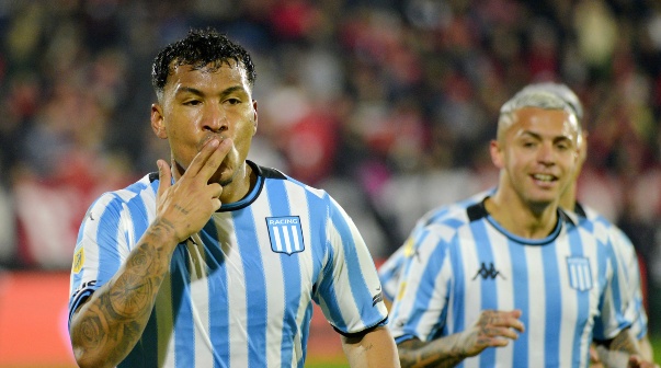 Roger Martinez.Newells Old Boys de Rosario vs Racing Club de Avellaneda. Fecha 11 Torneo de la Liga Profesional. Futbol Argentina. Primera División. 16/8/2024Fotobaires